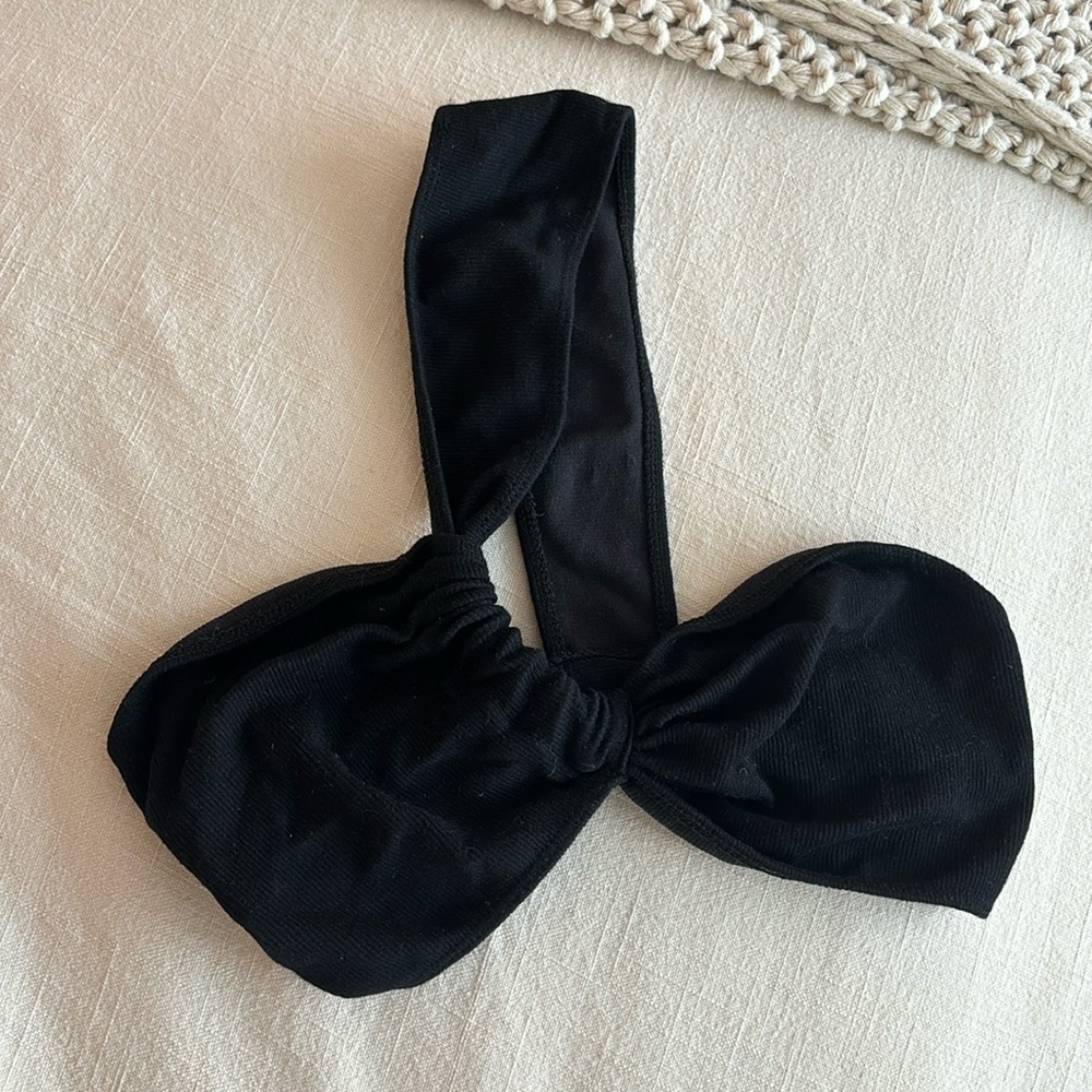 Black bra top from urban outfitters